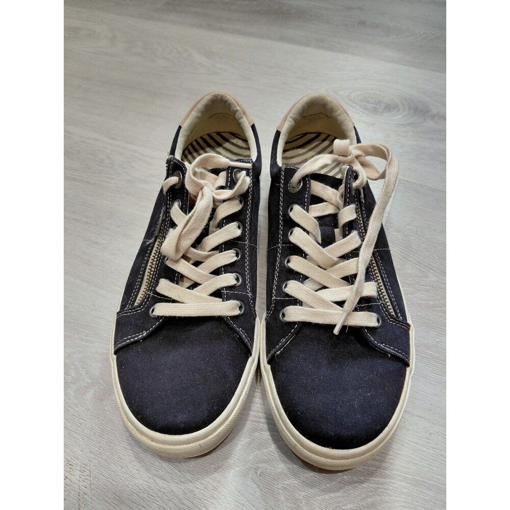Taos Star Sneakers Women’s Size 11 Black Zipper And Lace Up Shoes Casual - Picture 14 of 14